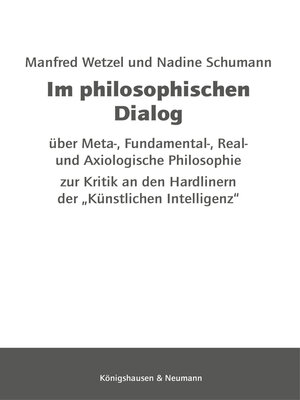 cover image of Im philosophischen Dialog über Meta-, Fundamental-, Real- und Axiologische Philosophie